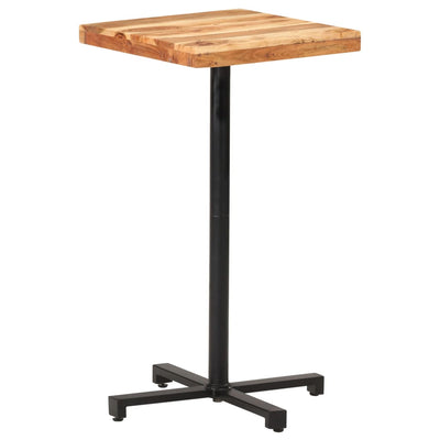 vidaXL Bar Table Square 60x60x110 cm Solid Acacia Wood