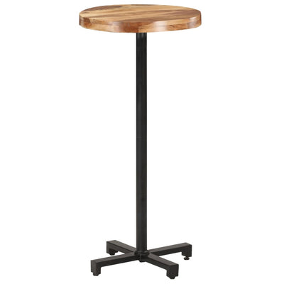vidaXL Bar Table Square 60x60x110 cm Solid Acacia Wood