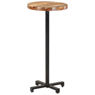 vidaXL Bar Table Square 60x60x110 cm Solid Acacia Wood
