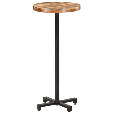 vidaXL Bar Table Square 60x60x110 cm Solid Acacia Wood