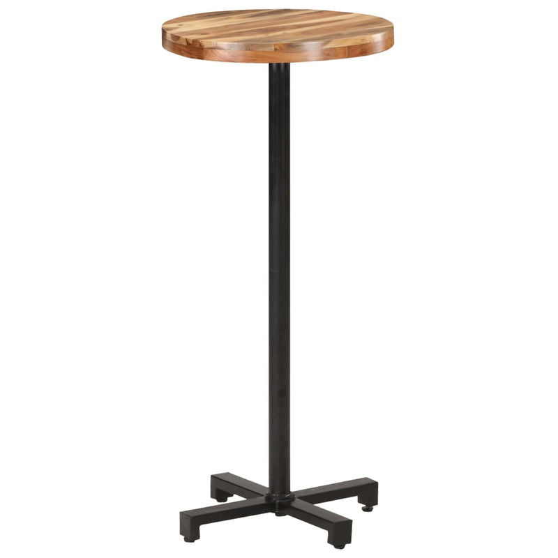 vidaXL Bar Table Square 60x60x110 cm Solid Acacia Wood