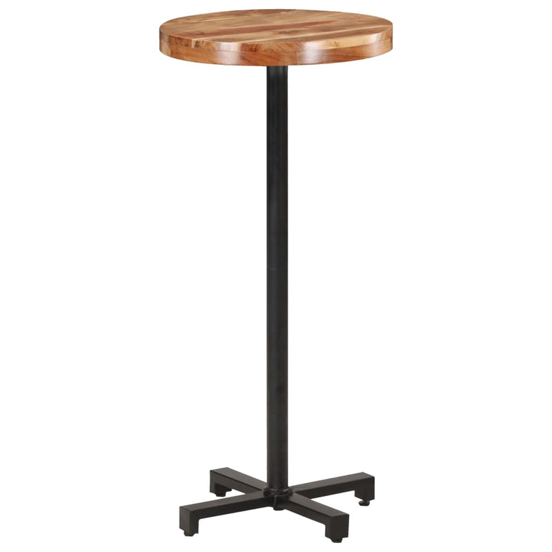 vidaXL Bar Table Square 60x60x110 cm Solid Acacia Wood