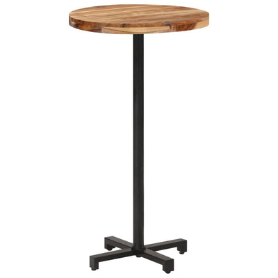 vidaXL Bar Table Square 60x60x110 cm Solid Acacia Wood