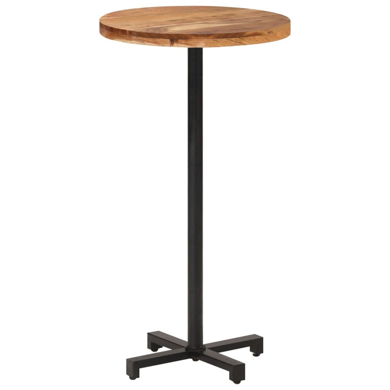 vidaXL Bar Table Square 60x60x110 cm Solid Acacia Wood
