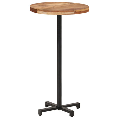 vidaXL Bar Table Square 60x60x110 cm Solid Acacia Wood