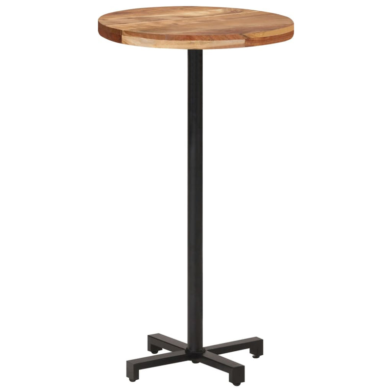 vidaXL Bar Table Square 60x60x110 cm Solid Acacia Wood