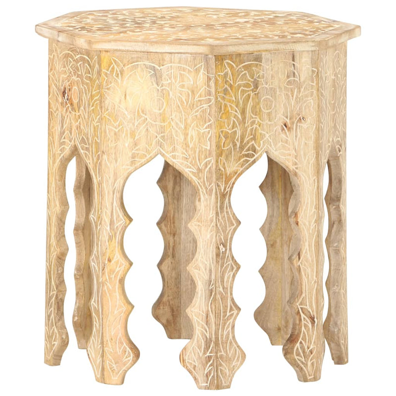 vidaXL Side Table ?48 cm Solid Mango Wood