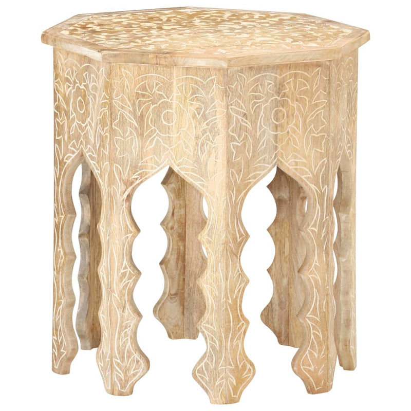 vidaXL Side Table ?48 cm Solid Mango Wood