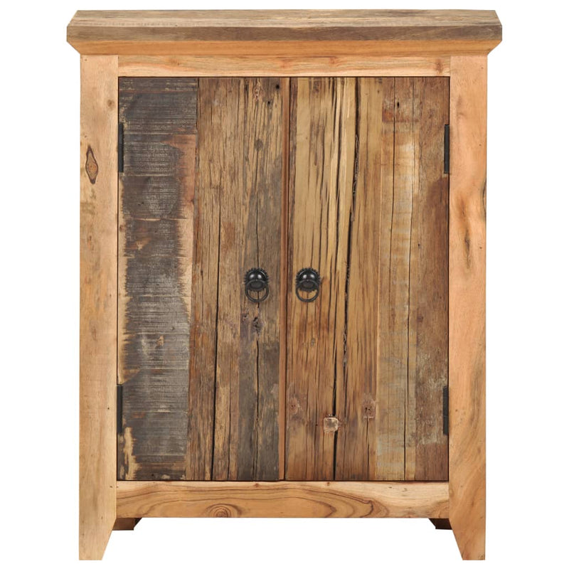 vidaXL Sideboard 60x33x75 cm Solid Acacia Wood and Reclaimed Wood