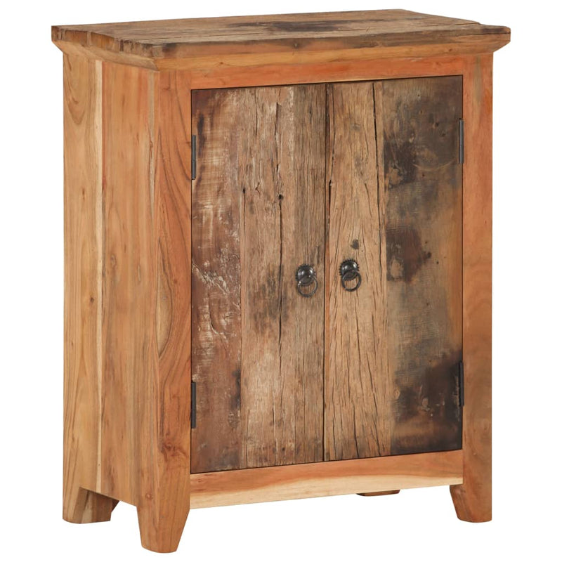 vidaXL Sideboard 60x33x75 cm Solid Acacia Wood and Reclaimed Wood
