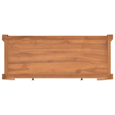 vidaXL TV Cabinet 140x40x45 cm Teak Wood