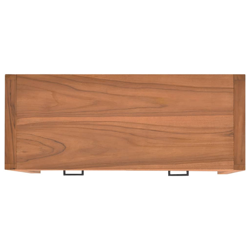 vidaXL TV Cabinet 140x40x45 cm Teak Wood