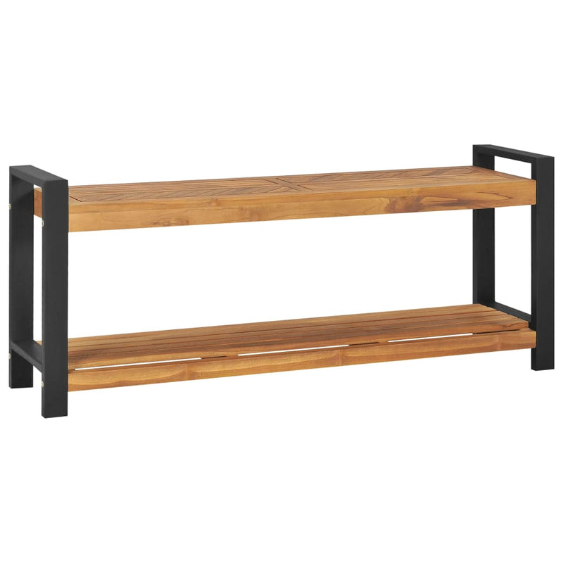 vidaXL Bench 120 cm Solid Teak Wood