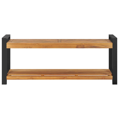 vidaXL Bench 120 cm Solid Teak Wood
