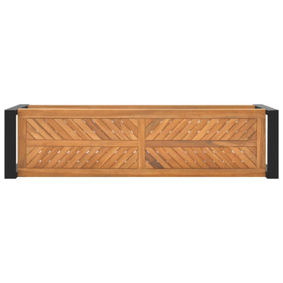 vidaXL Bench 120 cm Solid Teak Wood