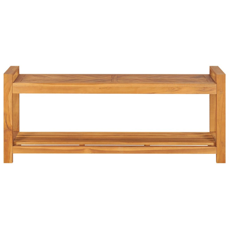 vidaXL Bench 120 cm Solid Teak Wood