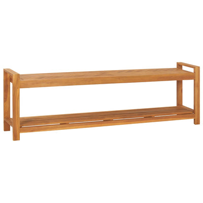 vidaXL Bench 120 cm Solid Teak Wood