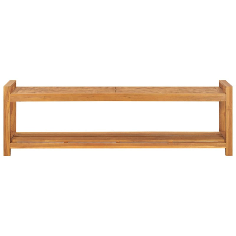 vidaXL Bench 120 cm Solid Teak Wood