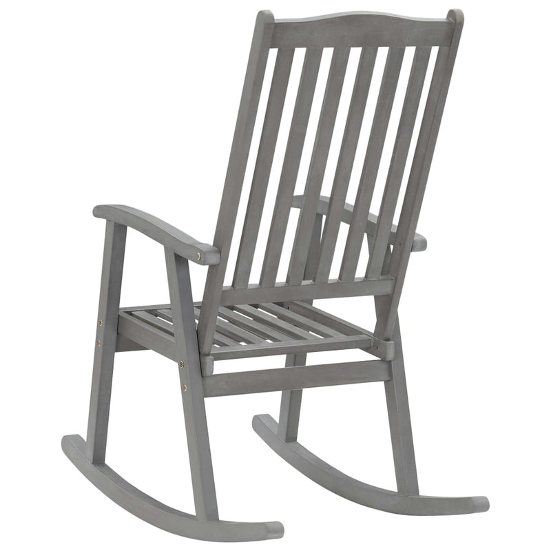 vidaXL Rocking Chair Solid Acacia Wood