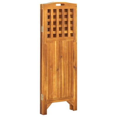 vidaXL 3-Panel Room Divider 121x2x170 cm Solid Acacia Wood