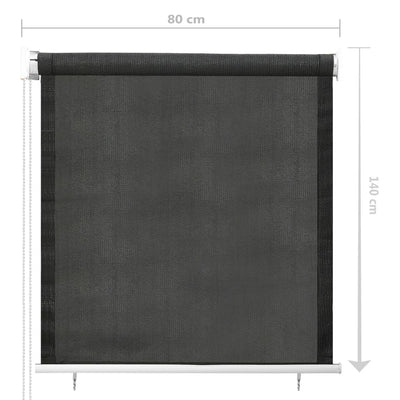 vidaXL Outdoor Roller Blind 60x230 cm Anthracite
