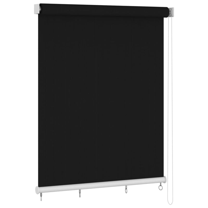vidaXL Outdoor Roller Blind 160x230 cm Black