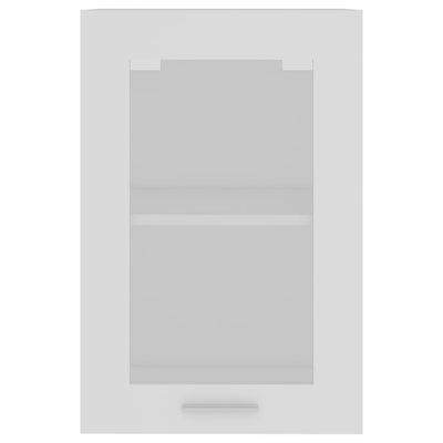 vidaXL Hanging Glass Cabinet Lyon Black 40x31x60 cm Engineered Wood