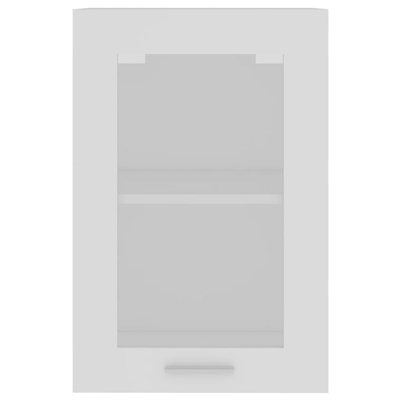 vidaXL Hanging Glass Cabinet Lyon Black 40x31x60 cm Engineered Wood