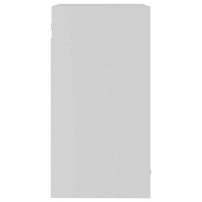 vidaXL Hanging Glass Cabinet Lyon Black 40x31x60 cm Engineered Wood