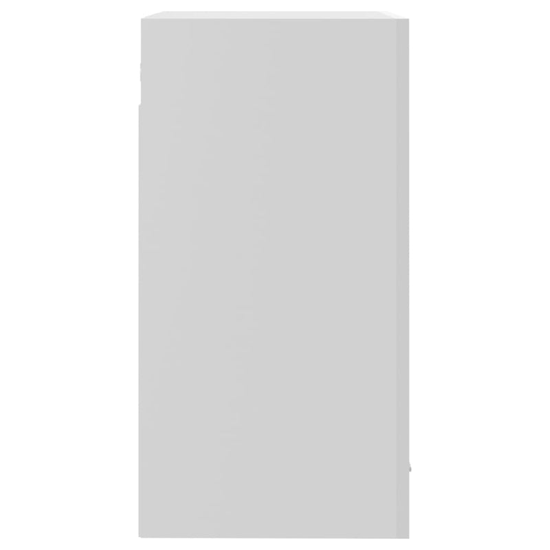 vidaXL Hanging Glass Cabinet Lyon Black 40x31x60 cm Engineered Wood