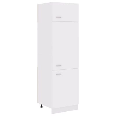 vidaXL Refrigerator Cabinet Sonoma Oak 60x57x207 cm Engineered Wood