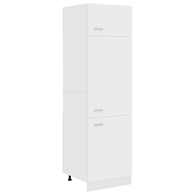 vidaXL Refrigerator Cabinet Sonoma Oak 60x57x207 cm Engineered Wood