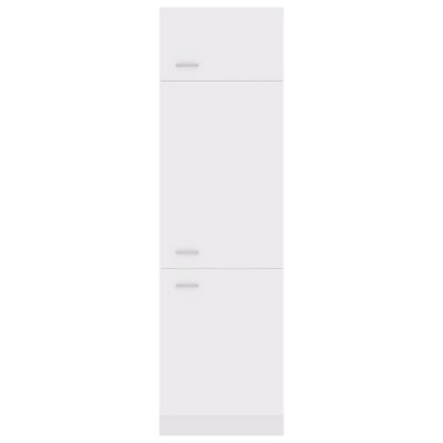 vidaXL Refrigerator Cabinet Sonoma Oak 60x57x207 cm Engineered Wood