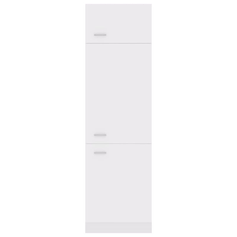 vidaXL Refrigerator Cabinet Sonoma Oak 60x57x207 cm Engineered Wood