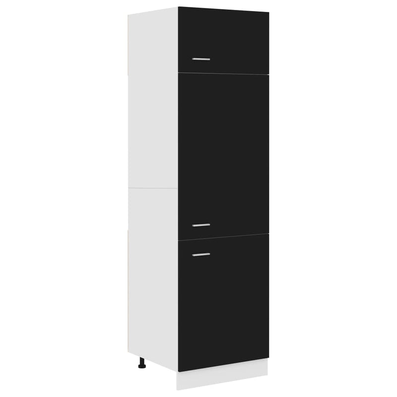 vidaXL Refrigerator Cabinet Sonoma Oak 60x57x207 cm Engineered Wood