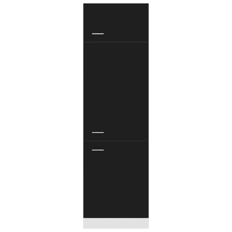 vidaXL Refrigerator Cabinet Sonoma Oak 60x57x207 cm Engineered Wood