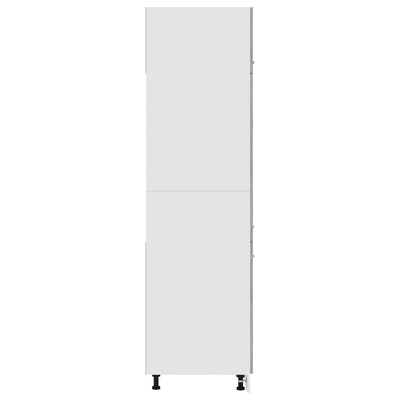 vidaXL Refrigerator Cabinet Sonoma Oak 60x57x207 cm Engineered Wood