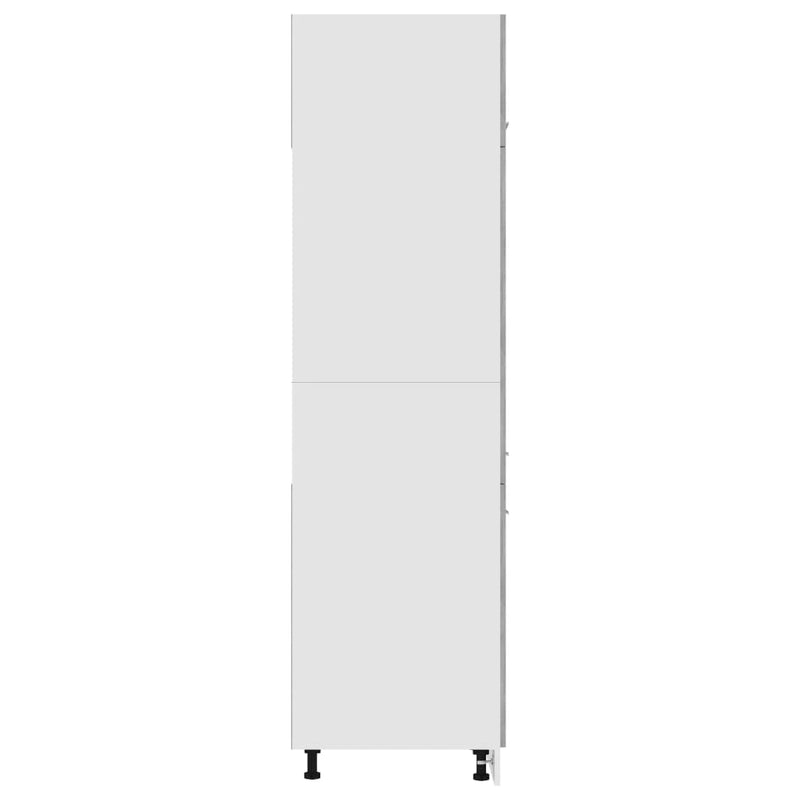 vidaXL Refrigerator Cabinet Sonoma Oak 60x57x207 cm Engineered Wood