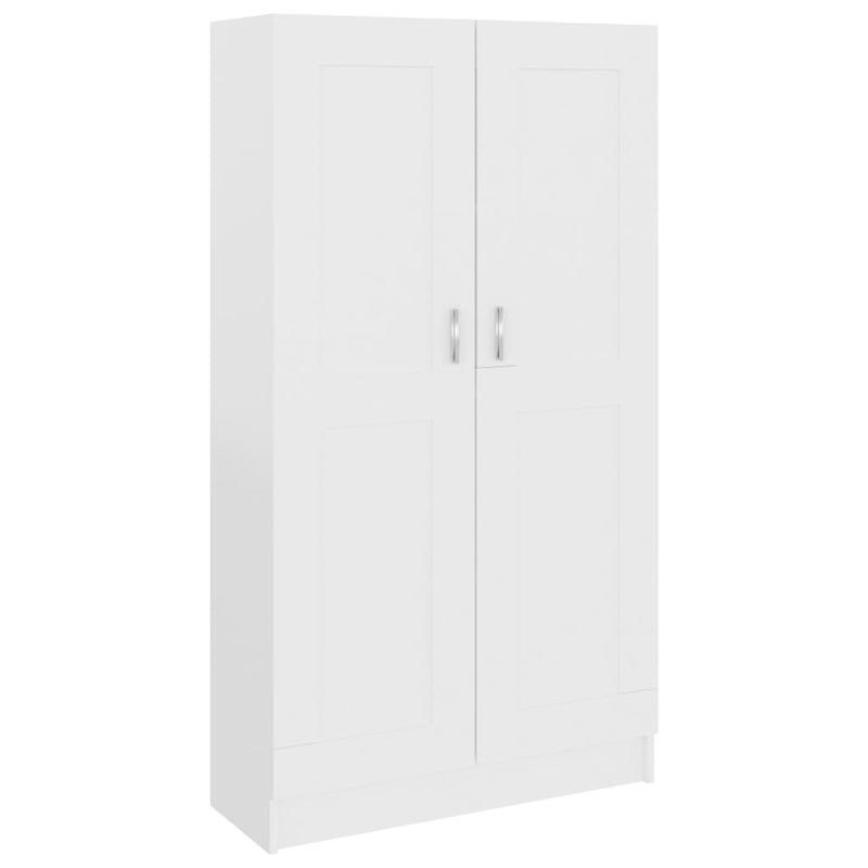 vidaXL Book Cabinet Black 82.5x30.5x150 cm Engineered Wood