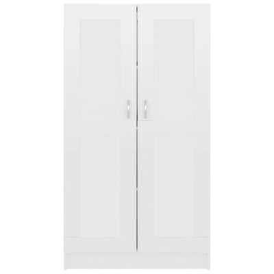 vidaXL Book Cabinet Black 82.5x30.5x150 cm Engineered Wood