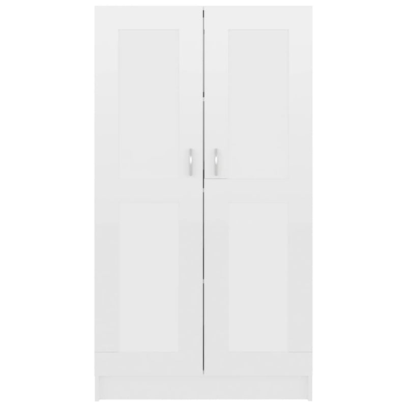 vidaXL Book Cabinet Black 82.5x30.5x150 cm Engineered Wood