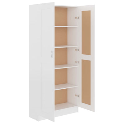 vidaXL Book Cabinet Sonoma Oak 82.5x30.5x185.5 cm Engineered Wood