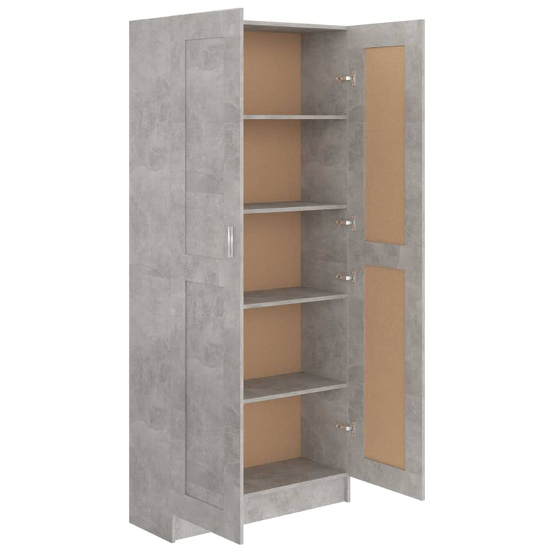 vidaXL Book Cabinet Sonoma Oak 82.5x30.5x185.5 cm Engineered Wood