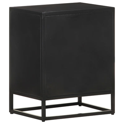 vidaXL Bedside Cabinet 40x30x50 cm Rough Mango Wood