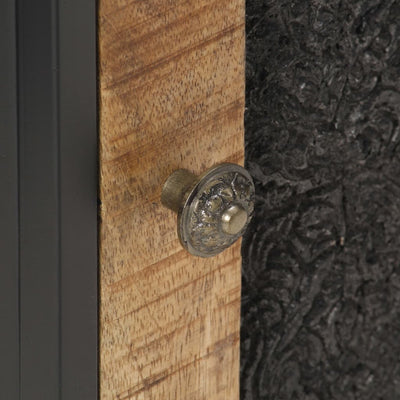 vidaXL Bedside Cabinet 40x30x50 cm Rough Mango Wood