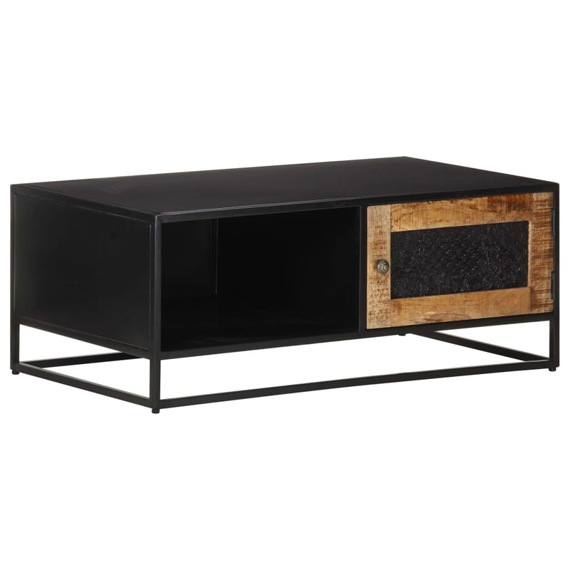 vidaXL Coffee Table 90x50x35 cm Rough Mango Wood