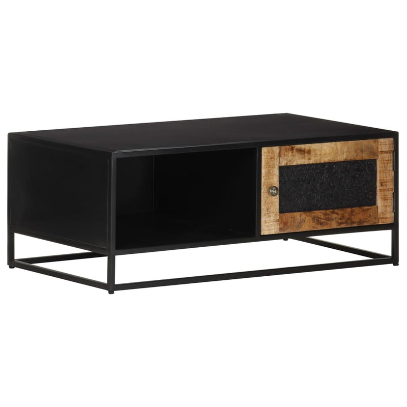 vidaXL Coffee Table 90x50x35 cm Rough Mango Wood