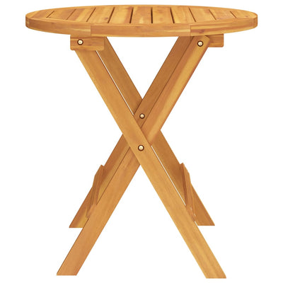 vidaXL Bistro Table Ø46x47 cm Solid Wood Acacia