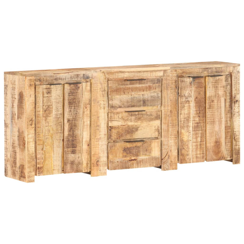 vidaXL Sideboard with 3 Drawers and 4 Doors Solid Mango Wood