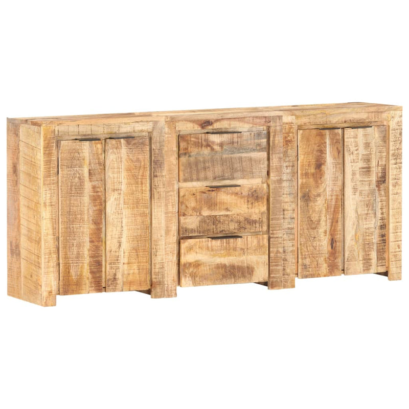 vidaXL Sideboard with 3 Drawers and 4 Doors Solid Mango Wood